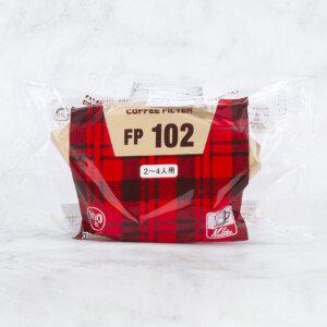 [카페뮤제오]칼리타 커피필터 fp102 브라운 2~4인용