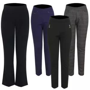 가을 겨울 스판 슬랙스 기모 밴딩바지 빅사이즈 패딩바지 정장 엄마 출근룩