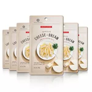 네츄럴코어 치즈브림S 체다치즈스틱 27gX6개 강아지간식