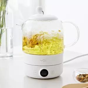 휴롬 요아이 내열유리 보온 티포트 전기주전자 분유포트 YTK-201FWH 미니티팟 800ML