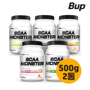 [비유피] BCAA몬스터 아미노산 500gx2통 9종 골라담기 / 레몬 포도 소다 복숭아 사과 망고 오렌지 파인애플