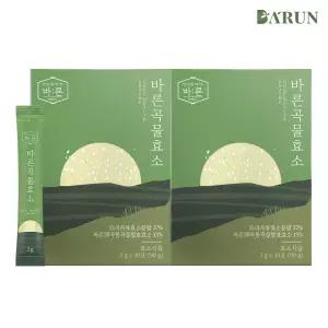 [바른] 저분자 20곡 통곡물 효소 프로바이오틱스 30포x2박스(총 60포)