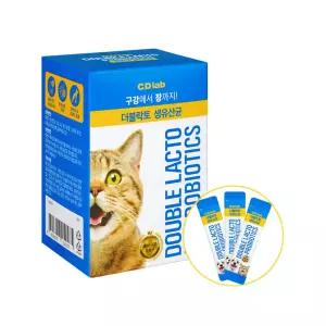 [장+구강] 더블락토 고양이 구강 유산균 30포 + 체험분 3포 / 구내염 영양제