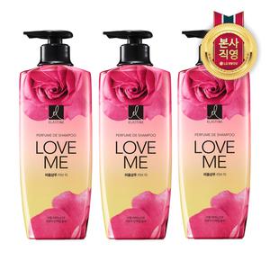 엘라스틴 퍼퓸 러브미 샴푸 600ml 3개