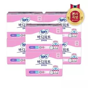 [엘지생활건강]쏘피 바디피트 볼록맞춤 16P X 6팩 택 1