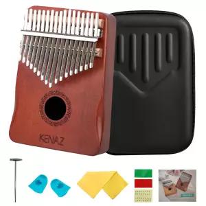케나즈 KKV60 칼림바 하드케이스포함 마호가니 베벨컷 17음계