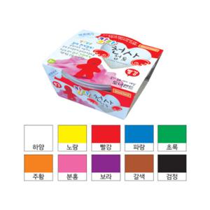 도너랜드 칼라 천사 점토 30g 10색 세트 클레이 미술 학원 수업 재료 학습 준비물 천사점토