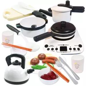 R 다이닝 인덕션 쿡 주방놀이 블랙 h345a black 수증기가 나오는 소꿉놀이 소품