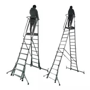 신양 S마크 안전발판 작업용 사다리 9단 SYSF-09 난간우마