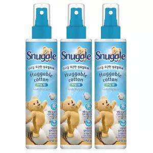 스너글 섬유탈취제 섬유향수 허거블 시트러스 블루밍 150ML 3개