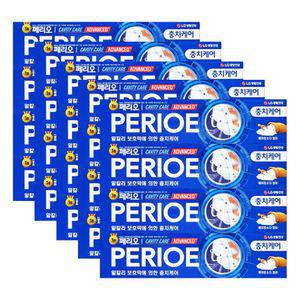 엘지 페리오 캐비티 충치케어 알파 치약 150g 4입 5개