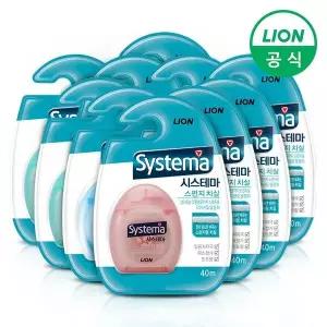 [라이온]시스테마 스펀지 치실 40m x 10개