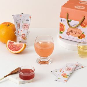 아리푸드 자몽꿀차 자몽청 액상차 스틱 수제 자몽차 선물 세트 1회분 스틱형 30g 50개입