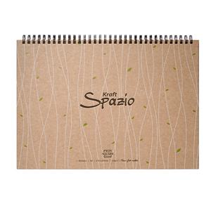 [디노테크] 아트스퀘어 스파지오 크라프트(SK02) A4 /40매/120g 상단스프링 /드로잉북/스케치북