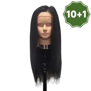 [클로버]커트연습용 20인치 인조모 덧가발