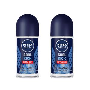 땀냄새제거 데오드란트 롤온 니베아 쿨킥포맨 50ml 2개