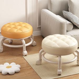 이동식의자 쿠션의자 낮은 원형 바퀴 화분 스툴 작업용 체어 좌식 의자