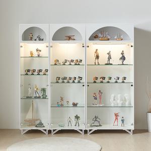 러블리 5단 유리장 (500/600/800) 진열 피규어 거실 아치형