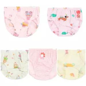 [대구백화점] [오가닉맘]24신상 핑크공주 여아팬티5장(MJSUUP09-5)