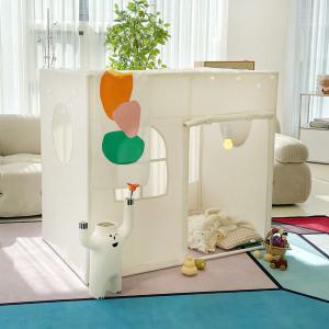 심플룸 직사각 아기 텐트 인디언 유아 키즈 플레이하우스 어린이