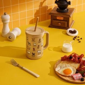 써모스X제로퍼제로 더 콤팩트 스트로 컵앤텀블러 TKHA-600KC 스텐컵 빨대컵 보온 보냉