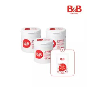 [증정] 비앤비 유아 세탁 소다파우더 500gX3개 +세제800ml증정