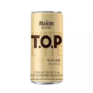 맥심 티오피 마스터라떼 200ml x 72캔 / 캔커피 TOP 커피음료