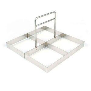 윗손잡이 사각 비빔밥 계란틀-4구