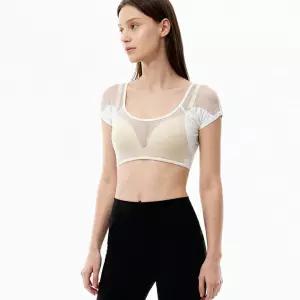 HNF 뽀송이너 여자 겨드랑이 땀 흡수 순면패드 겨땀 속옷 메쉬소재