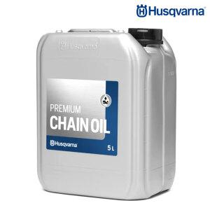 Husqvarna 미네랄 체인오일 (5L) 프리미엄 고점도 4계절 체인톱날 오일 엔진톱용