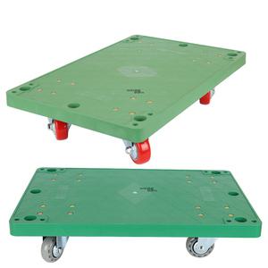 손잡이없는 달리 미니 우레탄- 적색 400x600 / 녹색 운반 대차 카트 구르마 구루마