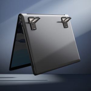 베이스어스 부착형 노트북 거치대 슬림 킥 스탠드 거치대 맥북 받침대 2pcs