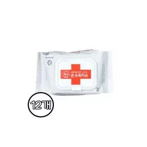 노브랜드 손소독티슈 32매 x 12개 티슈 크리너