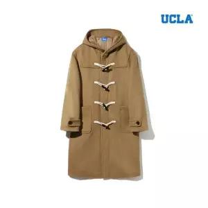 남녀공용 롱 후드 더플코트(UAAHC80)