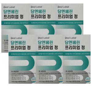 진애담 당엔베린 60정 6박스 베르베린 어골칼슘