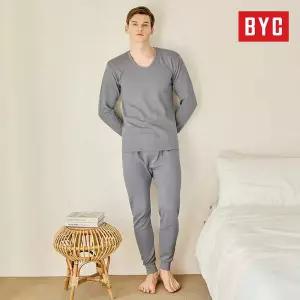 BYC 프리미엄 순면 삼중직 남성 내복 상하의세트(DAS1000)