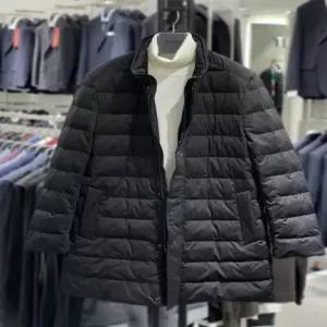 [트루젠] 트루젠 블랙 구스다운 져지소재 퀼팅 경랑 패딩 코트 점퍼 428814061054-2