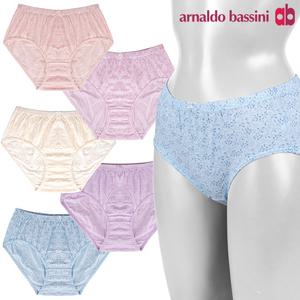 아놀드바시니 여성 나염 순면 요일팬티 5매입 5006C