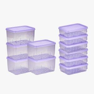 [국&밥보관] 땡스소윤 냉동용기 이지밀세트 8호5개 9호6개