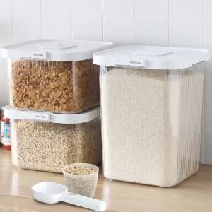 네오플램 원터치 밀폐 쌀통 쌀보관통 잡곡통 쌀독