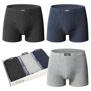 아날도바시니 스트라이프 면 스판 남자팬티 드로즈 3종세트