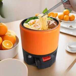 충전식 냄비 야외 캠핑 도시락 밥솥 배터리 여행 보온 전기 휴대용 키친 식기 자체