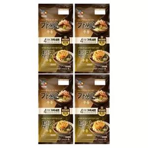 [CJ제일제당][T]가쓰오우동466g(2인)+튀김우동490g(2인) x4개