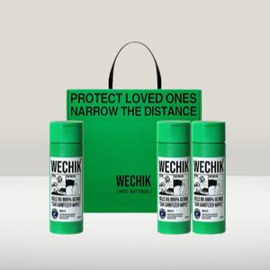 [위칙] 차량 전용 소독 세정티슈 3개입 선물세트