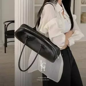 핫핑 [살안타템][MADE][ICH] 프론트 루즈핏 포켓 ich자수 스트라이프 긴팔셔츠