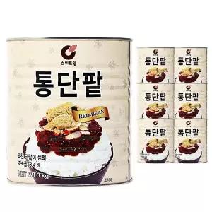스위트웰 통단팥 한박스 (3kg x 6ea)
