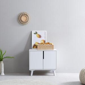 원룸 거실 틈새 장식장 양문 도어형 수납장 600 고급스러운 서랍장협탁 공간활용가구