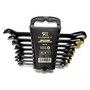 썬키 SGA-8S 기어렌치세트 안티슬립 복스알 톱니라쳇