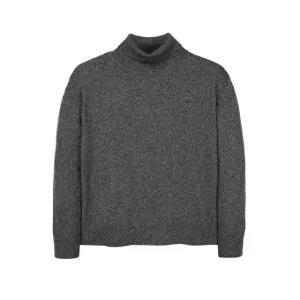 마에스트로 남성 24FW [반값세일]차콜그레이 캐시미어 100% 터틀넥 니트 MASW4D024CG