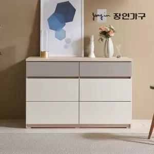 [장인가구]하스 1200 와이드 서랍장